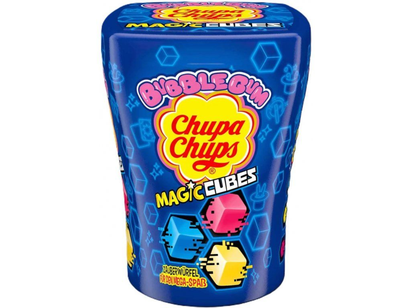 CHUPA CHUPS MAGIC CUBES BUBBLE GUM 86G